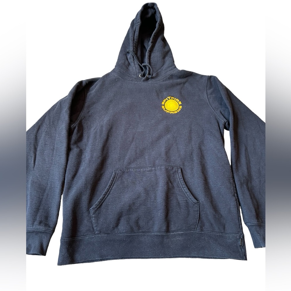 Supreme x Spitfire Black Hoodie Sweatshirt Hoodie Size Large SS18
